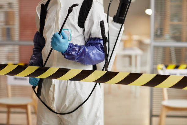 Professional Biohazard Cleanup technician working in Gilsum, NH